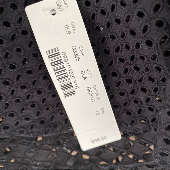 J. Crew Black Nude One Shoulder Ruffle Blouse Top NWTS size 10 - Picture 6 of 7